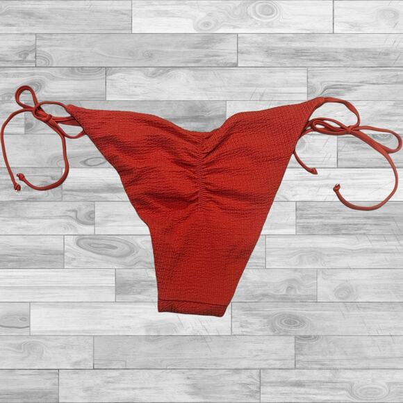 BECCA brazilian bikini bottoms, ginger orange, NWT, Large - Picture 5 of 7